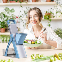 Vegetable Chopper, Safe Slicer With Adjustable Thickness2